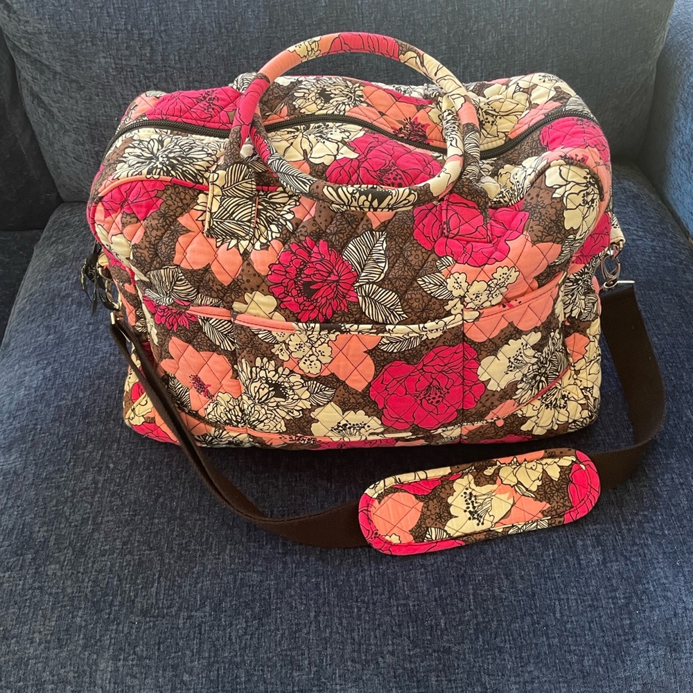 Vera Bradley Miramar Weekender Floral Quilted Bag